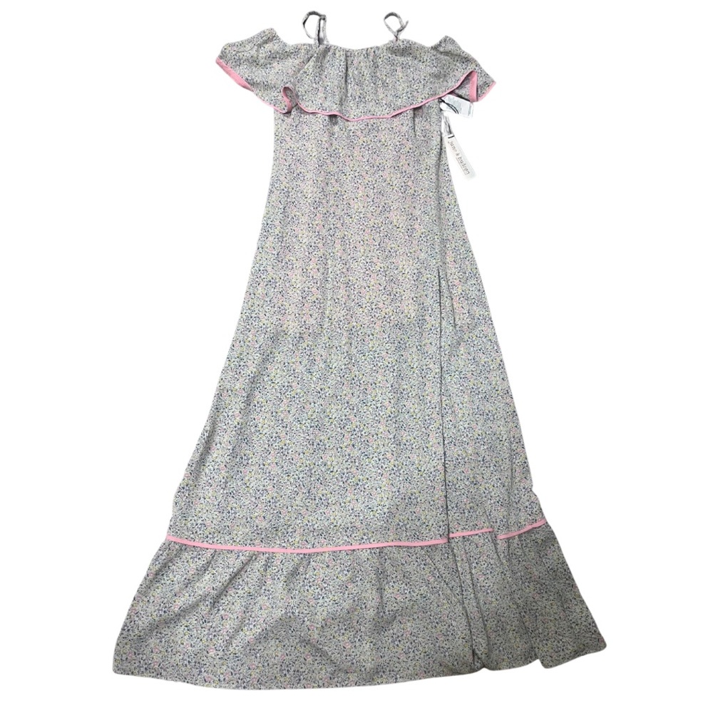 New June & Hudson Floral Spaghetti Strap Maxi Dress Women's Size Large